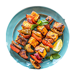 Paneer Tikka Shashlik Starter 